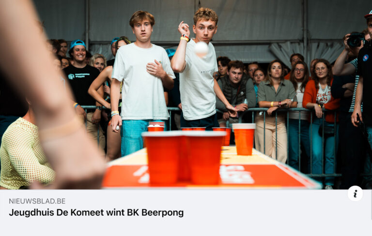 Jeugdhuis De Komeet wint BK beerpong - nieuwsblad