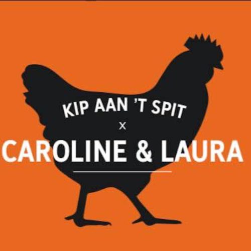 kip aan 't spit - caroline en laura